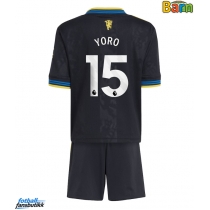 Manchester United Leny Yoro #15 Tredjedraktsett Barn 2025-26 Kortermet (+ Korte bukser)